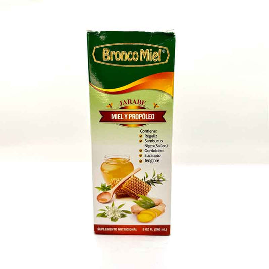 MIEL DE BRONCO Y PROPÓLEO 8 OZ