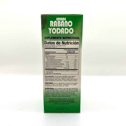 JARABE DE RÁBANO TODADO 8 OZ