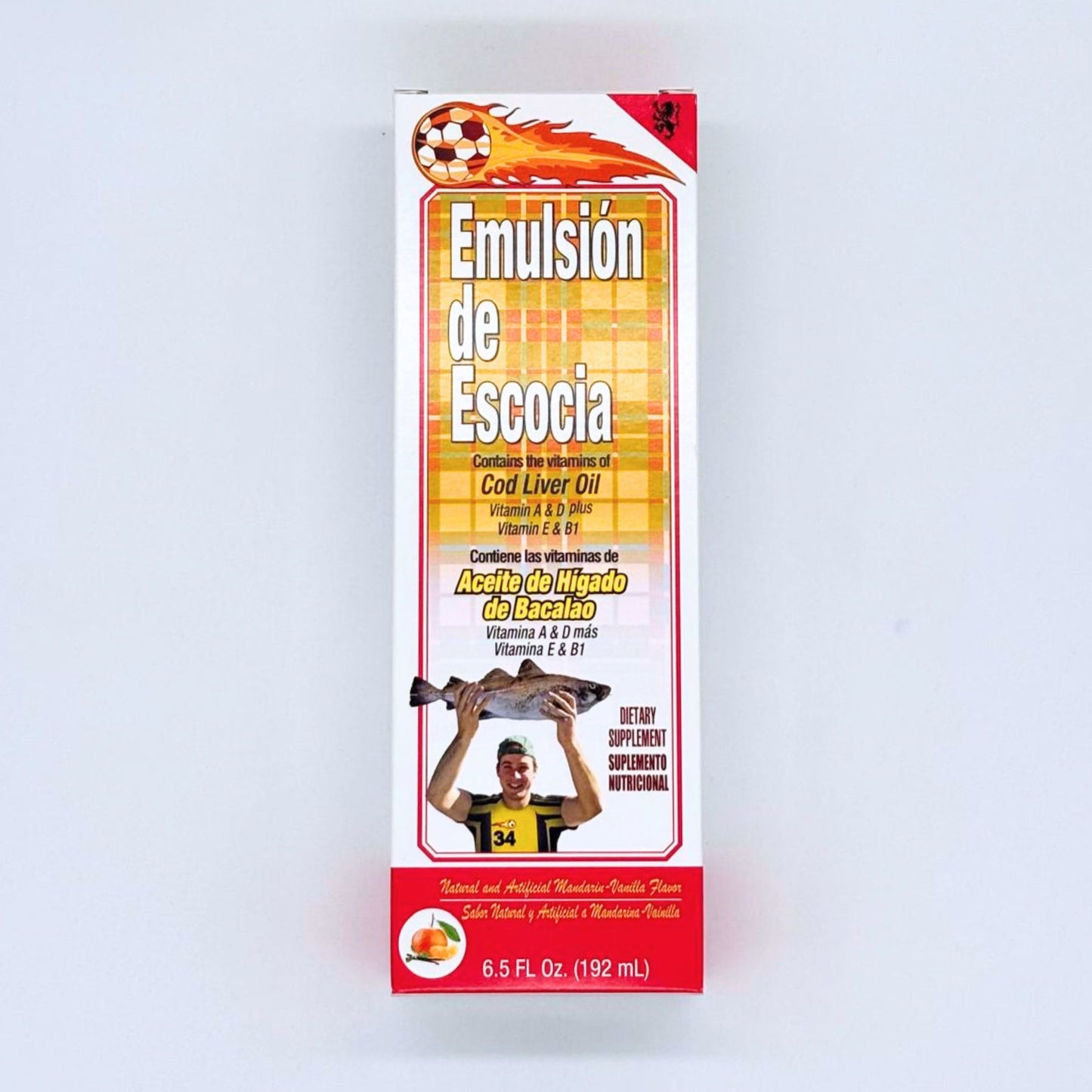 EMULSION DE  ESCOCIA MANDARINA 6.5 OZ