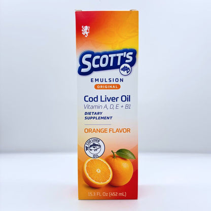 SCOTT'S EMULSION ORIGINAL FLAVOR ORANGE 15.3 OZ
