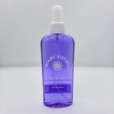 SOL DE ORO AGUA  VIOLETAS 8 OZ