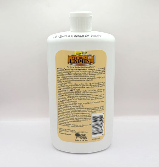 VETERINARY LINIMENT GEL 12 OZ