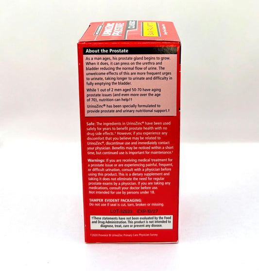 URINOZINC PROSTAHELP 30 CT
