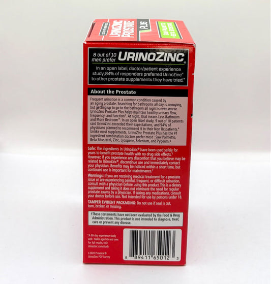 URINAZINC PROSTATE PLUS 60 CAP
