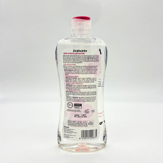 BABARIA AGUA MICELAR SUAVE ROSA MOSQUETA 13.5 OZ