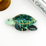 Sea Turtle Hair Claw Clip, Ocean-Inspired Hair Accessory