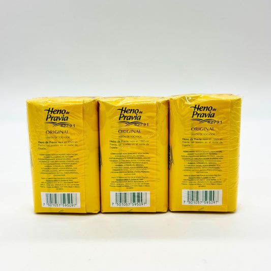 HENO DE PRAVIA ORIGINAL BAR SOAP PACK OF 3