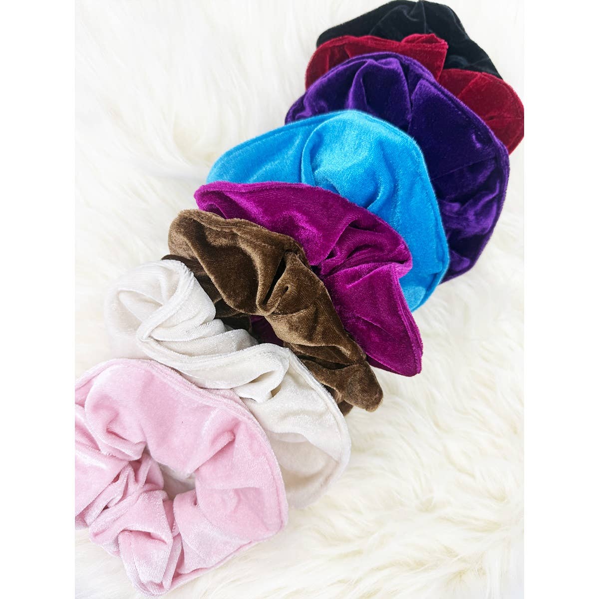 Assorted Color Velvet Scrunchie