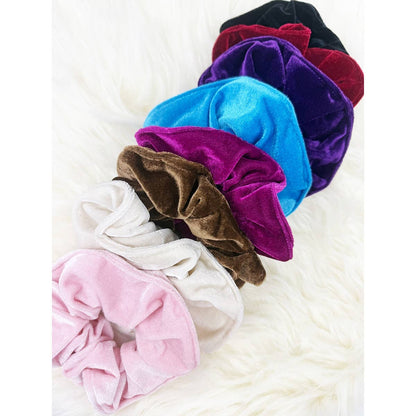 Assorted Color Velvet Scrunchie