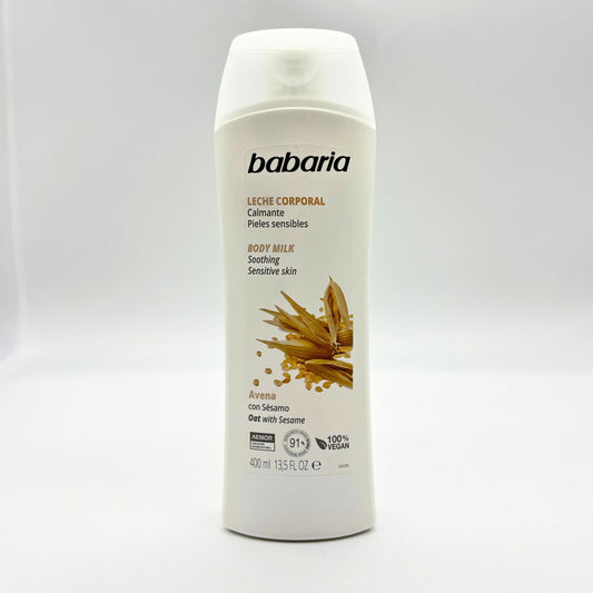 BABARIA AVENA BODY MILK 13.5 OZ