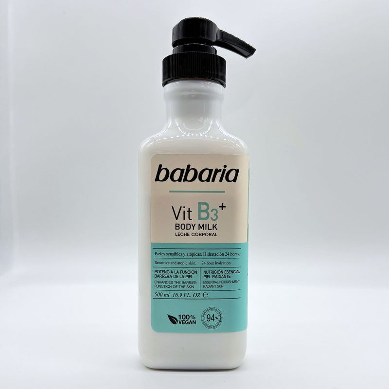 BABARIA VIT B3 BODY MILK 16.9 oz