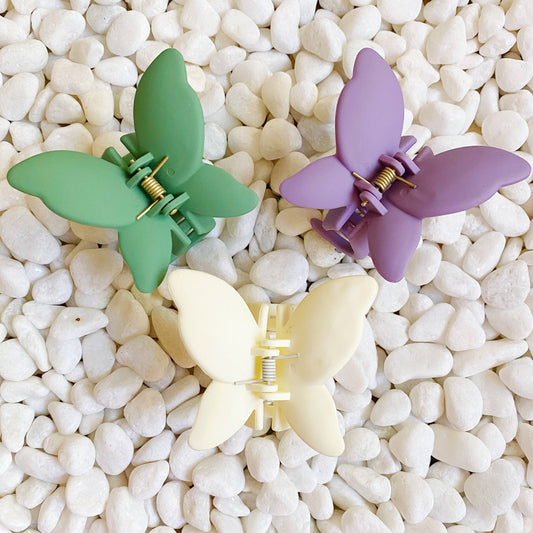 TRIO SET BUTTERFLY CLIPS