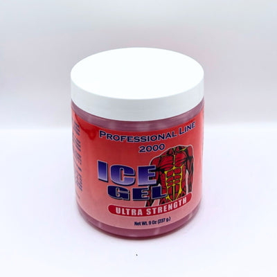 GEL DE HIELO ULTRA FUERTE DE LÍNEA PROFESIONAL 9 OZ