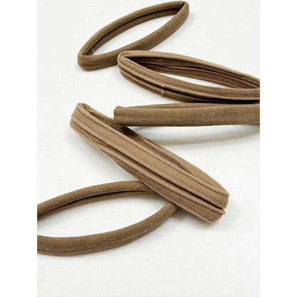 Neutral Shade Seamless Ponytail Mixed Hair Ties
