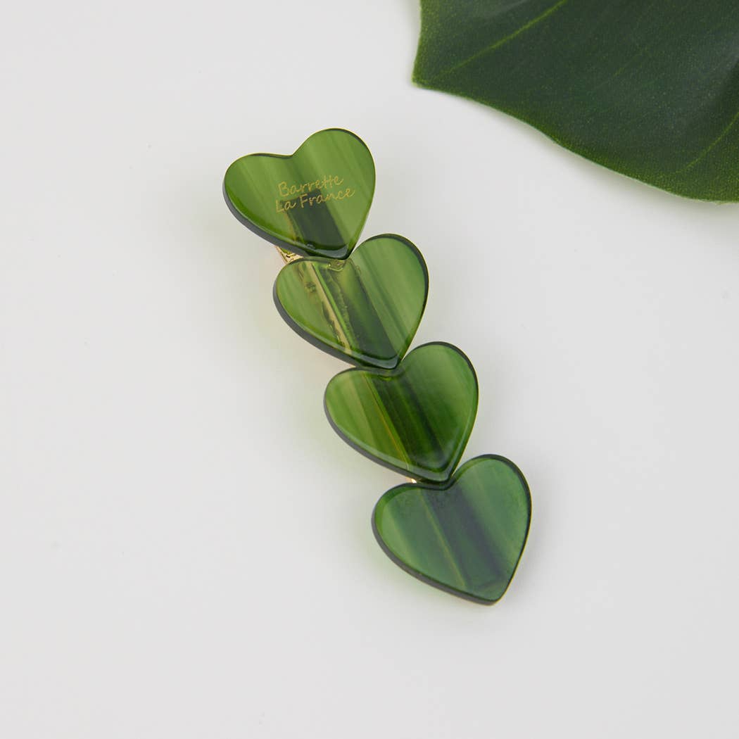Acetate Heart Hair Clip, Eco-Friendly