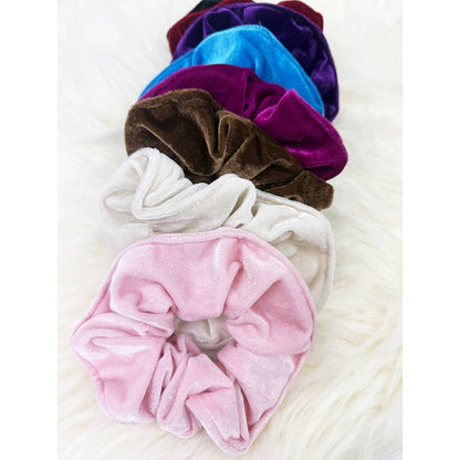Assorted Color Velvet Scrunchie