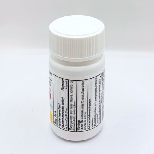 MECLIZINA TAB 25MG ANTIMECTICO 100 TB