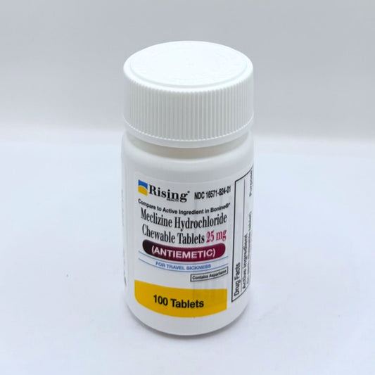 MECLIZINA TAB 25MG ANTIMECTICO 100 TB