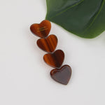 Acetate Heart Hair Clip, Eco-Friendly