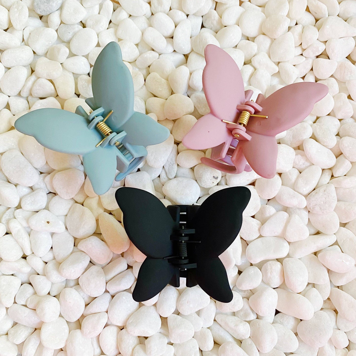 TRIO SET BUTTERFLY CLIPS