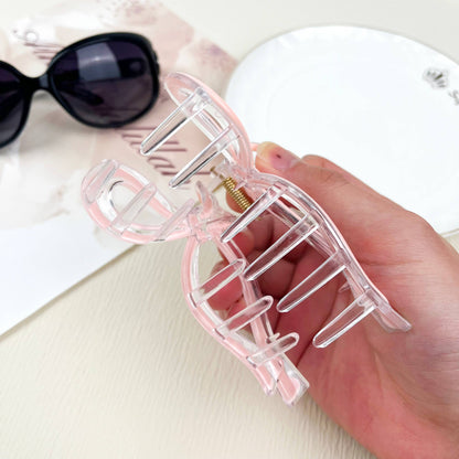 BOW JELLY COLOR HAIR CLIPS