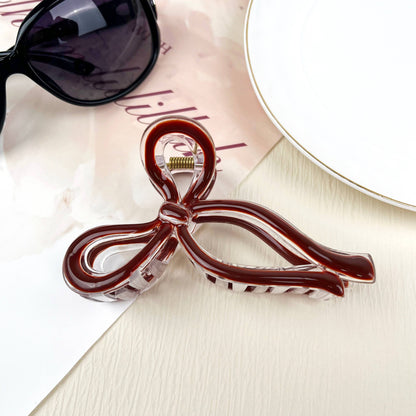 BOW JELLY COLOR HAIR CLIPS