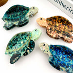 Sea Turtle Hair Claw Clip, Ocean-Inspired Hair Accessory