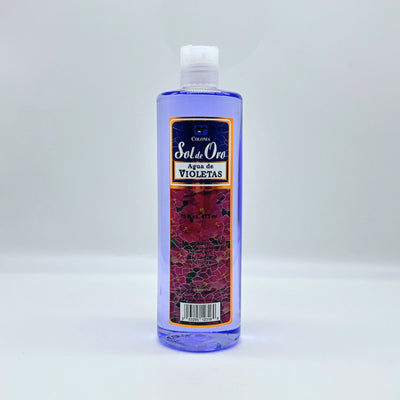 SOL DE ORO AGUA VIOLETAS MORADA 16 OZ