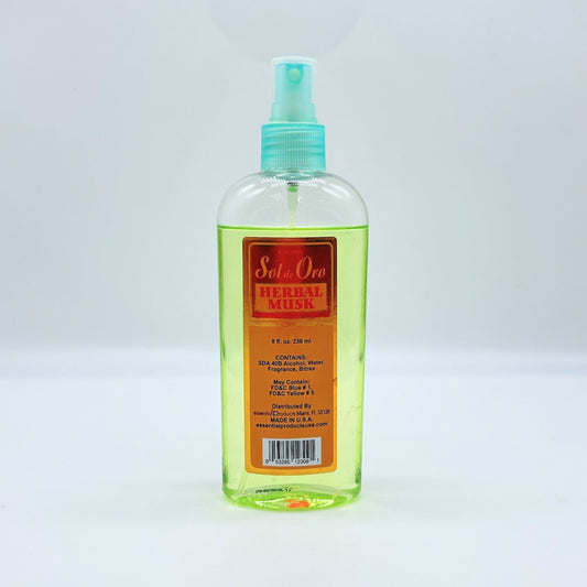 SOL DE ORO HERBAL MUSK  8 OZ