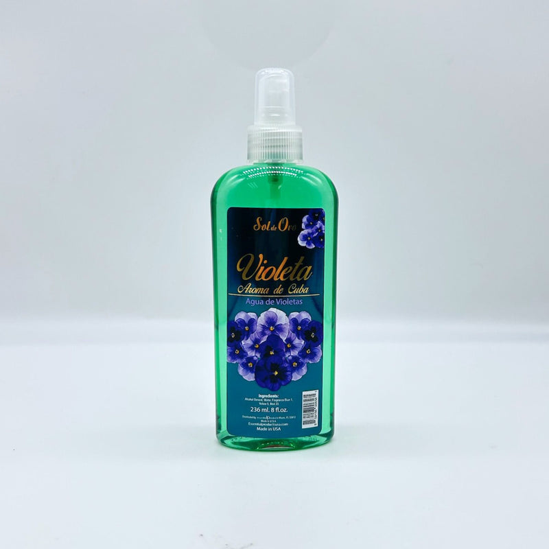 SOL DE ORO VIOLETA VERDE AROMA CUBA 8 OZ