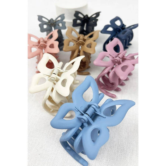 Matte Butterfly Hair Claw