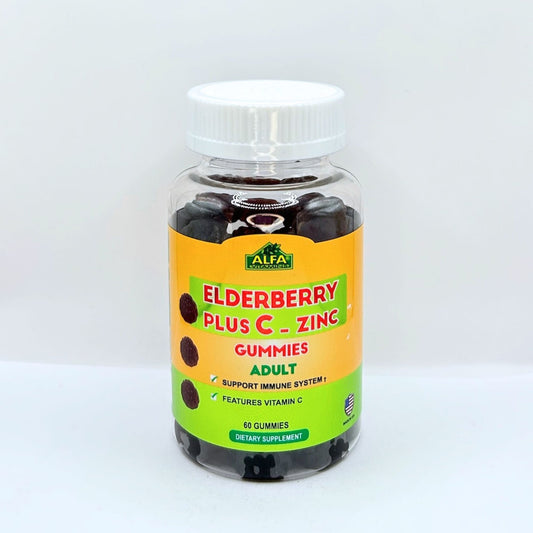 ALFA ELDERBERRY PLUS C -ZINC GUMMIES