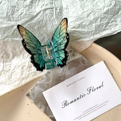 Colorful Butterfly Claw Clip