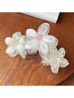 Beau - Candy Color Flower Hair Claw Clip