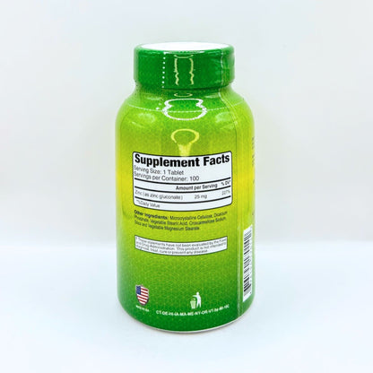 GLUCONATO DE ZINC ALFA 200 MG 100 TB