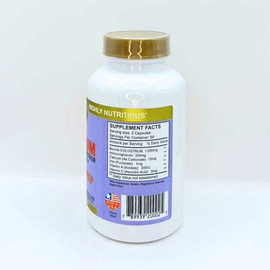 COLOSTTRUM 100%SKIM BOVINE COLOSTROM
