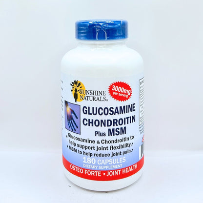 GLUCOSAMINE CHONDROITIN PLUS MSM180CAPS