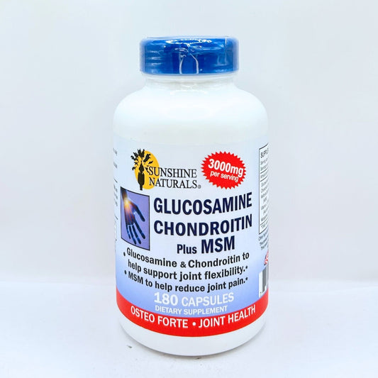 GLUCOSAMINE CHONDROITIN PLUS MSM180CAPS