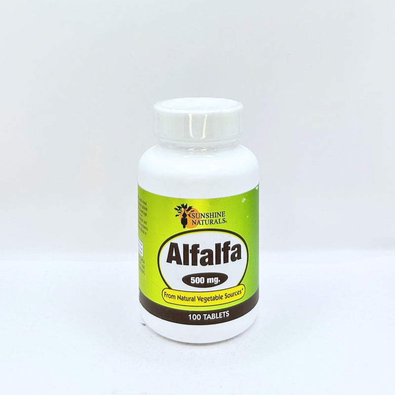 SUNSHINE NAT ALFALFA 500MG 100 TB
