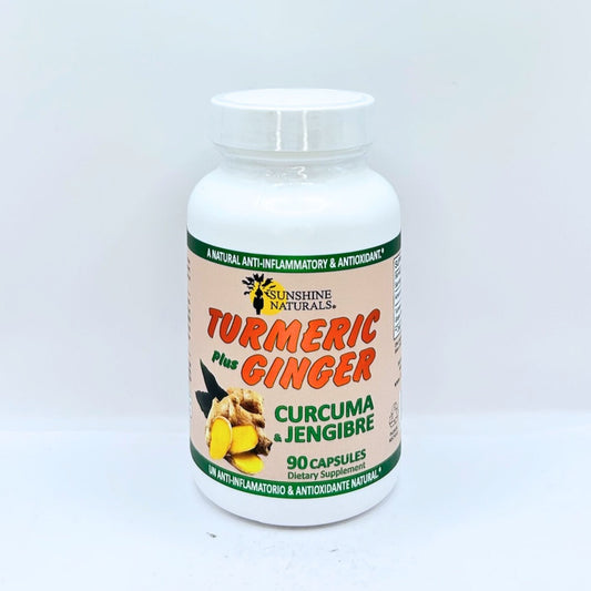 TURMERIC PLUS GINGER CURCUMA $JENGIBRE