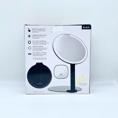 GLO TECH FOLDABLE TRAVEL LED MIRROR