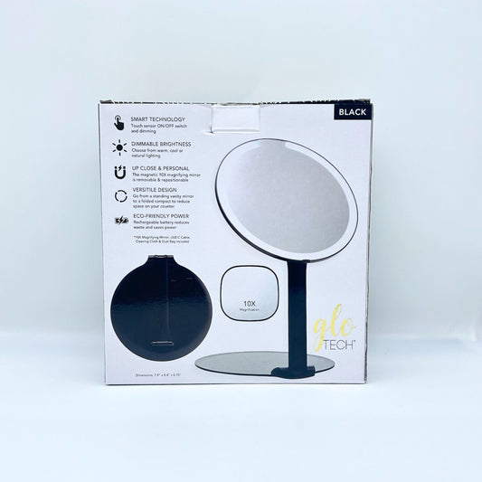 GLO TECH FOLDABLE TRAVEL LED MIRROR