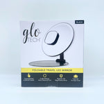 GLO TECH FOLDABLE TRAVEL LED MIRROR