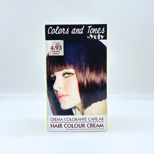 YOLY HAIR COLOUR CREAM # 4.93