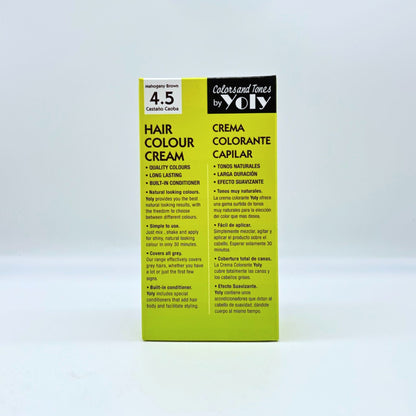 YOLY HAIR COLOUR CREAM # 4.5
