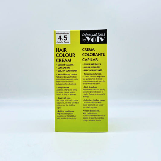 YOLY HAIR COLOUR CREAM # 4.5