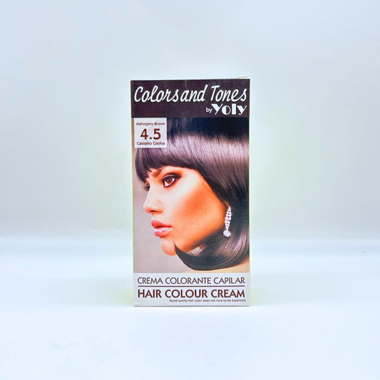 YOLY HAIR COLOUR CREAM # 4.5
