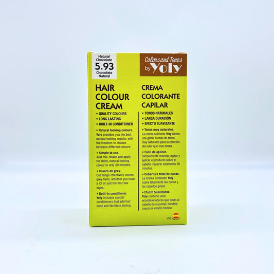 YOLY HAIR COLOUR CREAM # 5.93