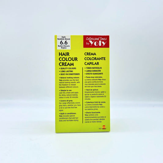 YOLY HAIR COLOUR CREAM # 6.66