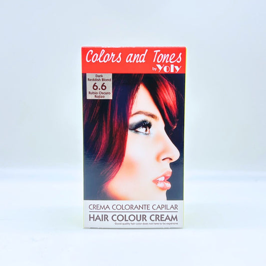 YOLY HAIR COLOUR CREAM # 6.66